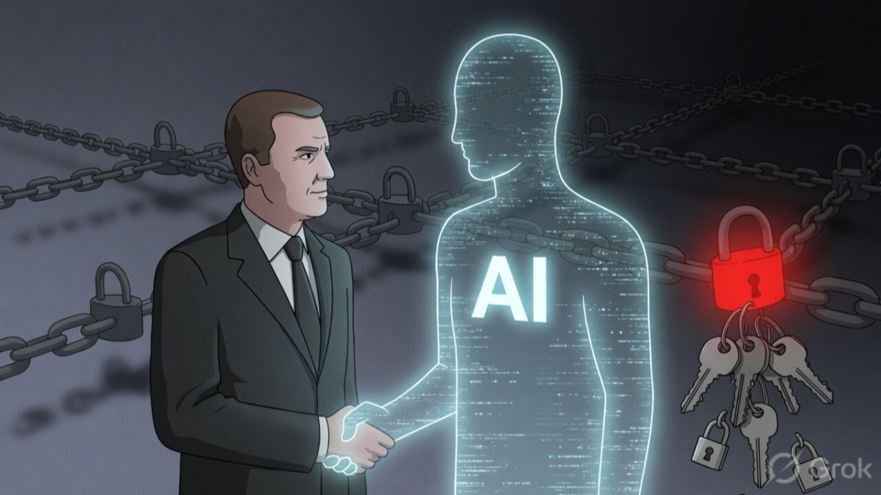 Handshake with AI tool gone wrong